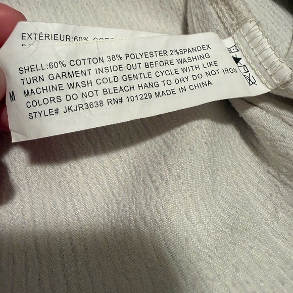 Ashley by 26 International Off-White Corduroy Jacket - Picture 6 of 6